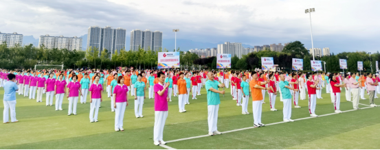 全民健身|陕西、甘肃地区康姿百德成功举办第二届健身操展演比赛